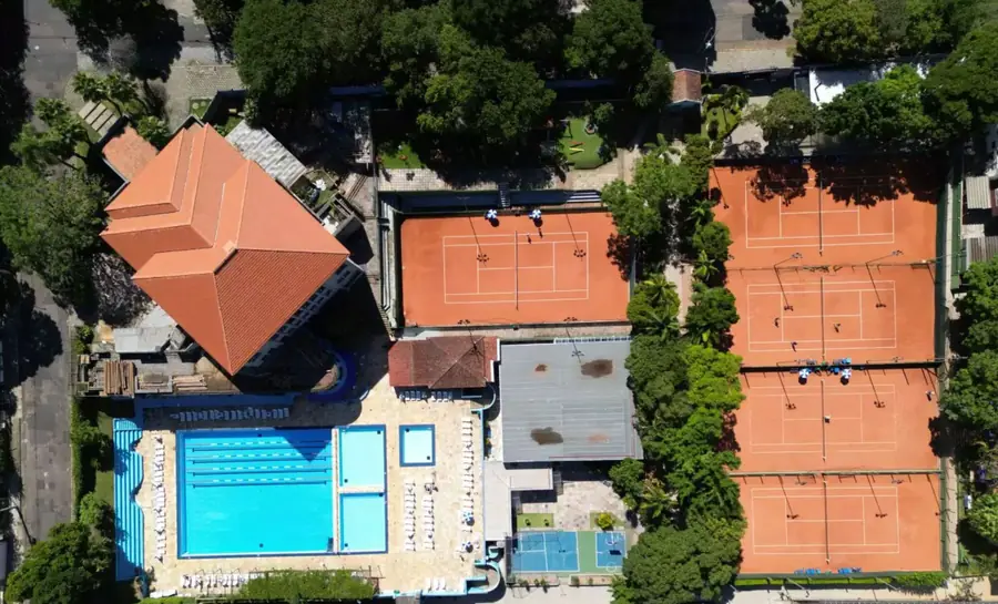 Vista aérea do Grêmio Náutico União
